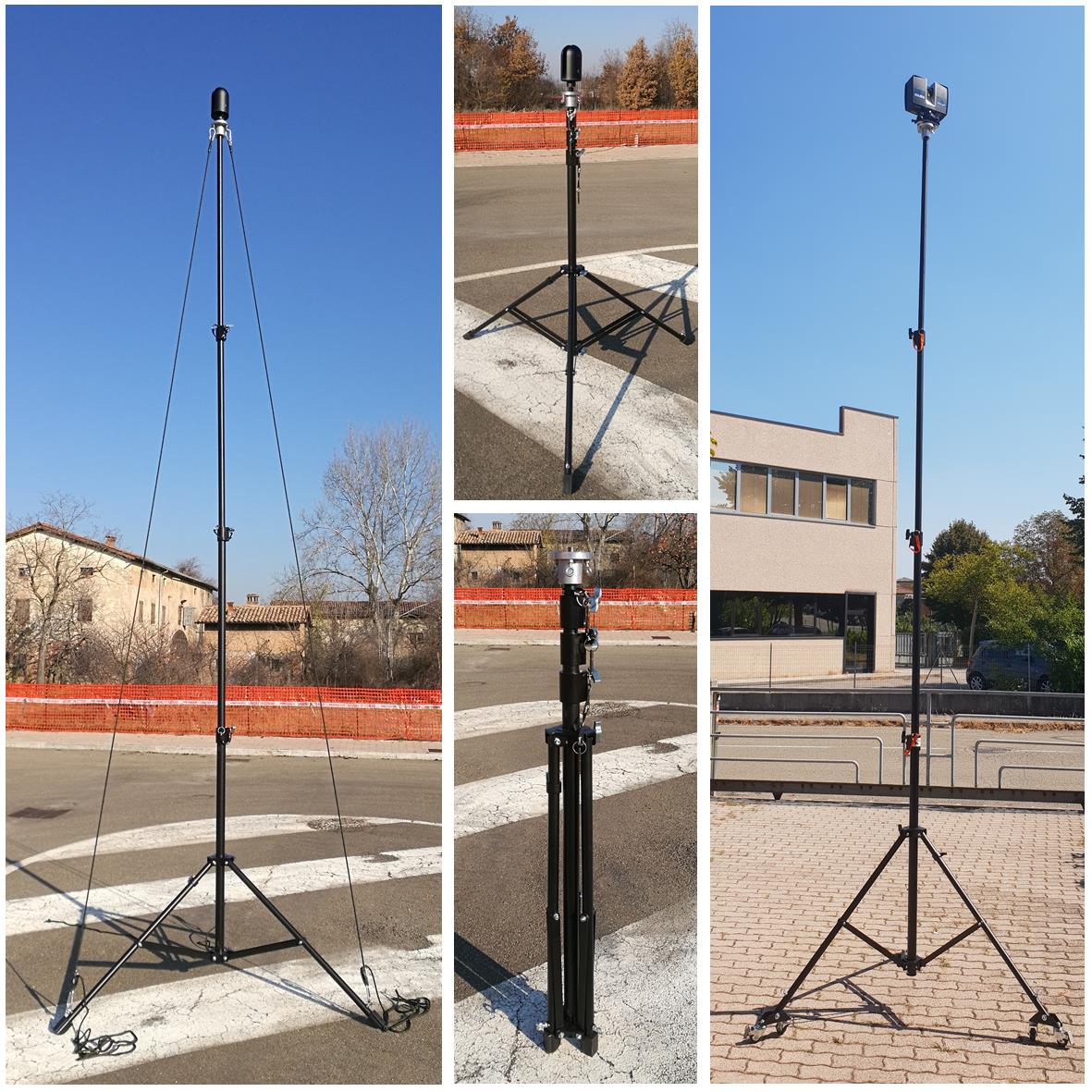 ELEVATORE TELESCOPICO PER LASER SCANNER